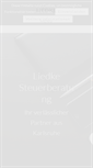 Mobile Screenshot of liedke-steuerberatung.de